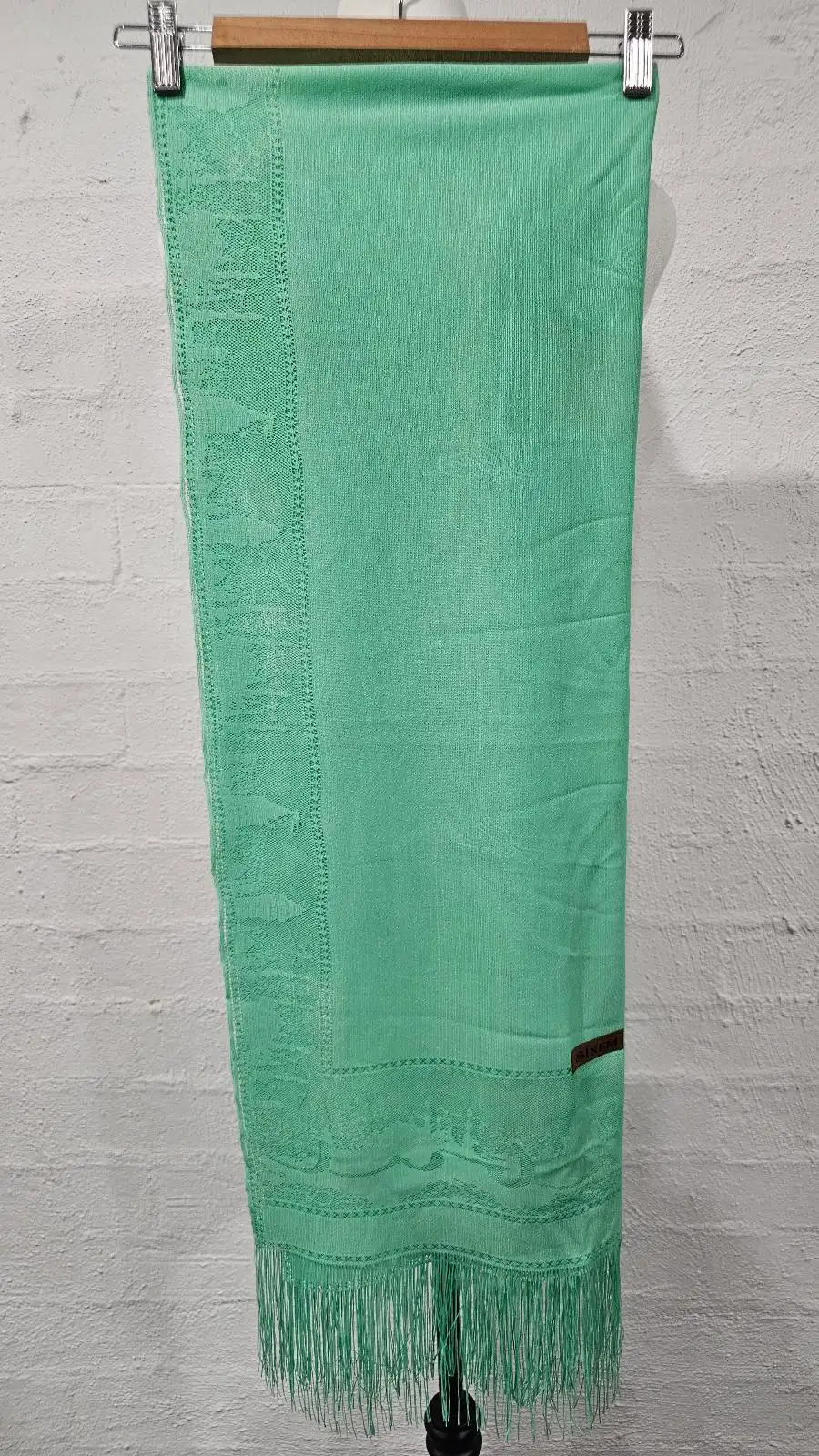 Turkish Ottoman shawl/scarf with fringe – photo 4