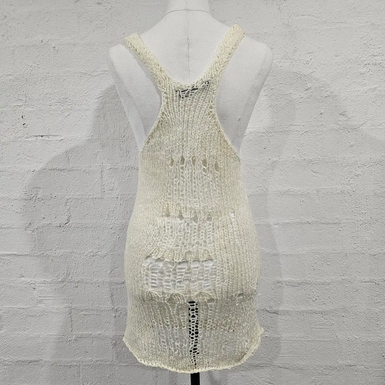 Riders by Lee knit cover up Size 8 distressed beach pools y2k – photo 4