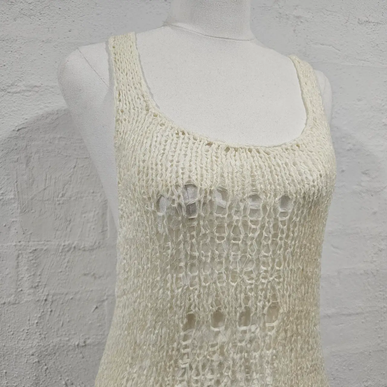 Riders by Lee knit cover up Size 8 distressed beach pools y2k – photo 2