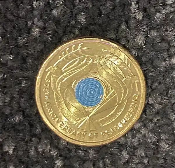 75th Anniversary peace $2 Coin