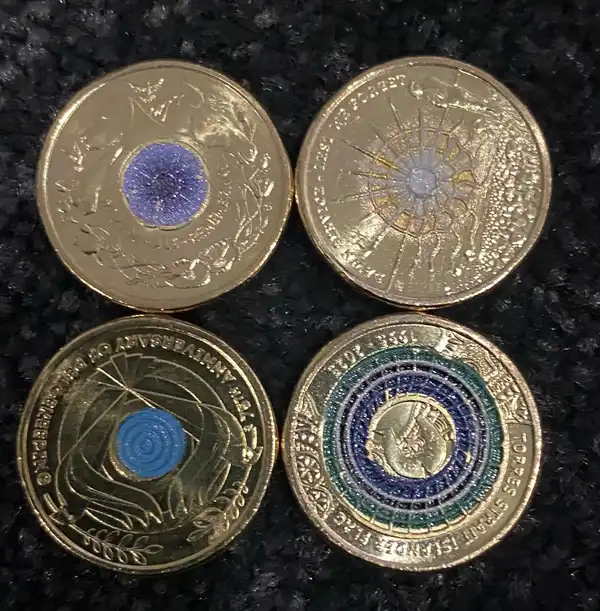 4 uncirculated collectors $2 Coins