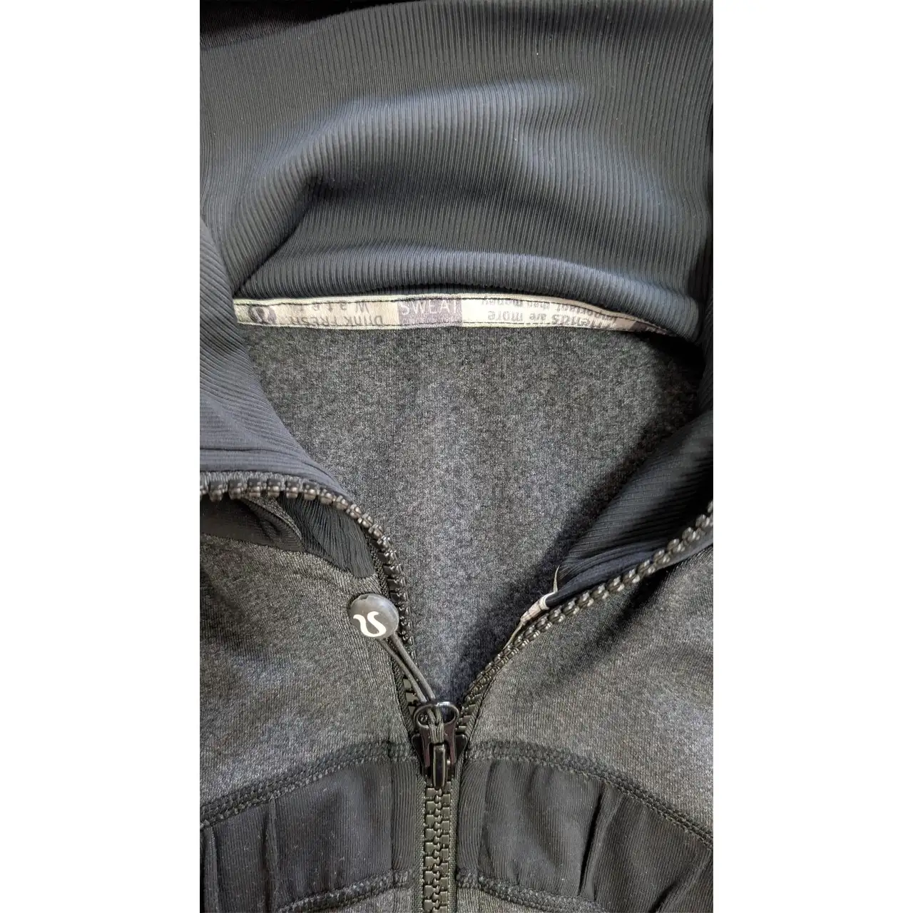 Lululemon grey extra-long, stretchy hoodie size 8 – photo 6
