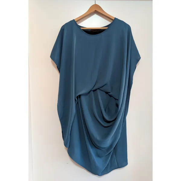 Asymmetric Dizingof blue dress size S/M