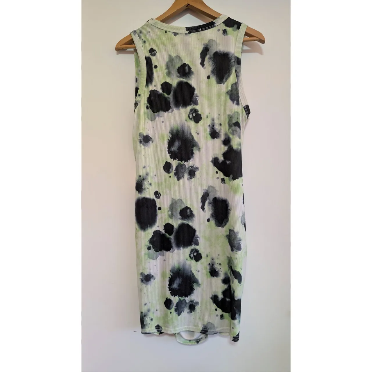 Ribbed, stretchy mini dress size L – photo 2