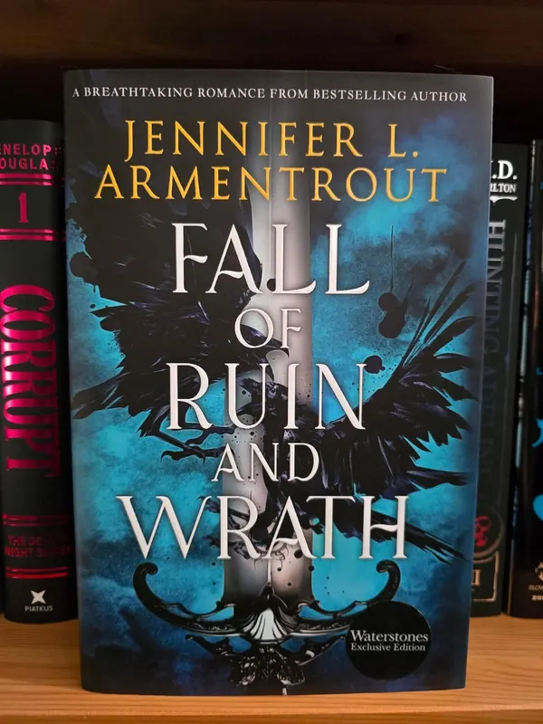 Waterstones exclusive edition Fall of Wrath and Ruin by Jennifer L Armentrout