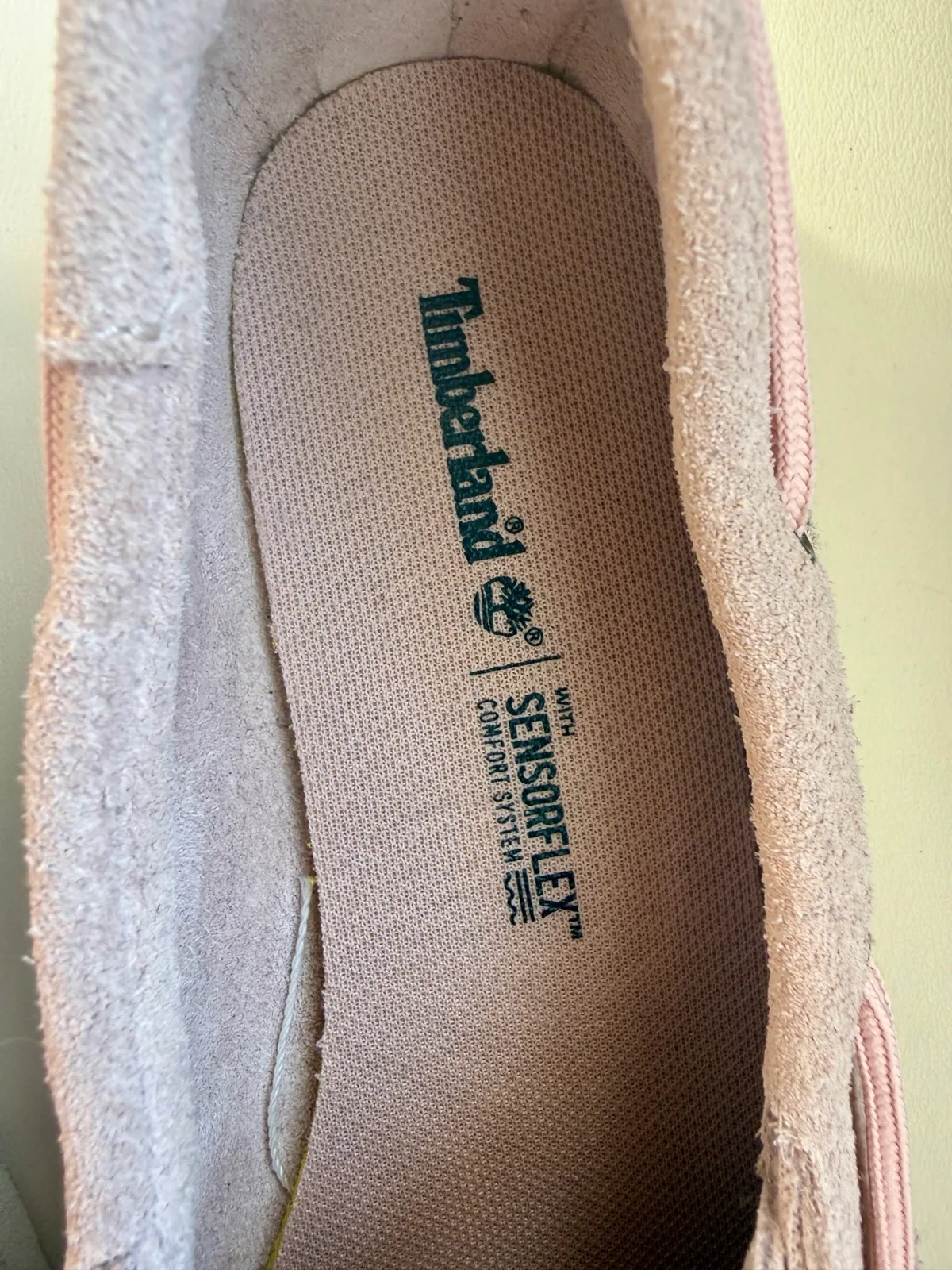 Timberland Dusty Pink- suede boat shoes — photo 4