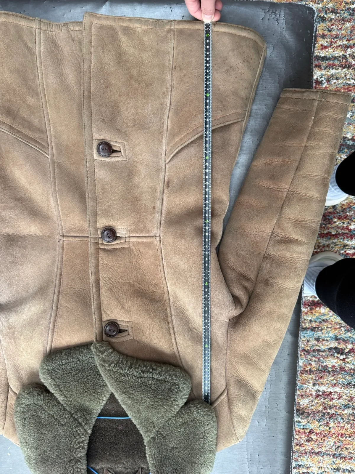 Vintage Sheepskin coat — photo 10