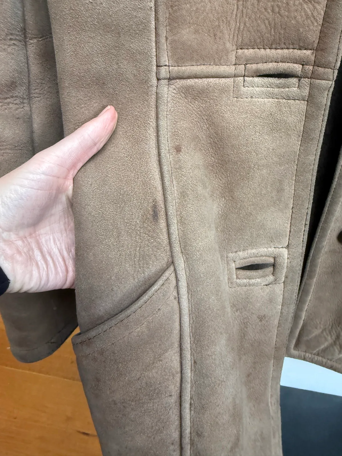 Vintage Sheepskin coat — photo 4