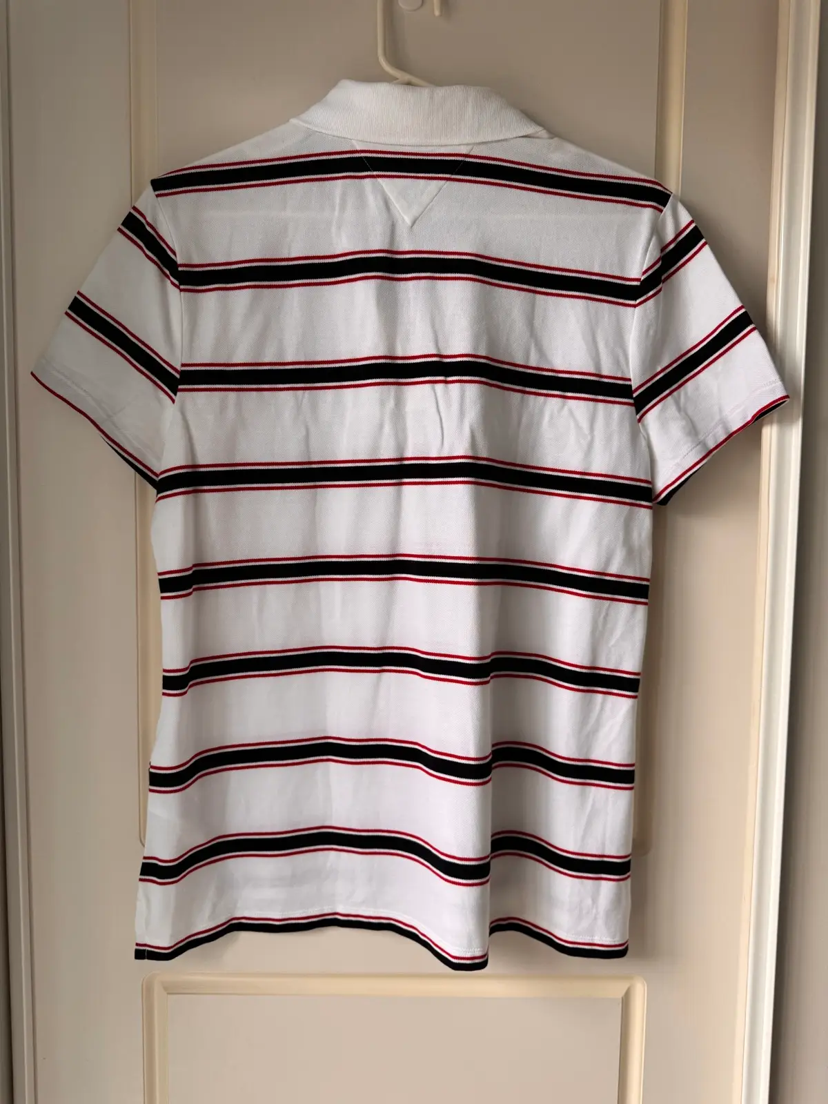 Tommy Hilfiger women’s striped polo shirt white navy red XL BNWT – photo 4
