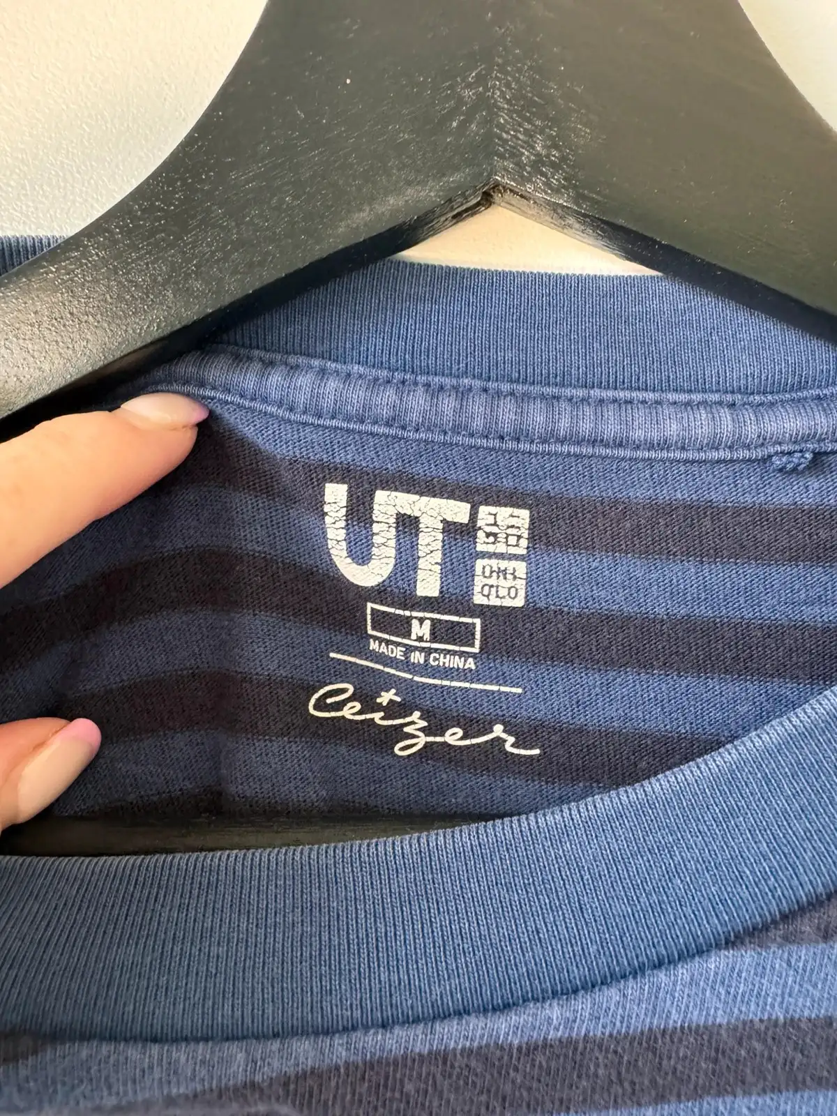 Uniqlo UT x Cétzér Striped Pocket T-Shirt – Men's M – photo 2