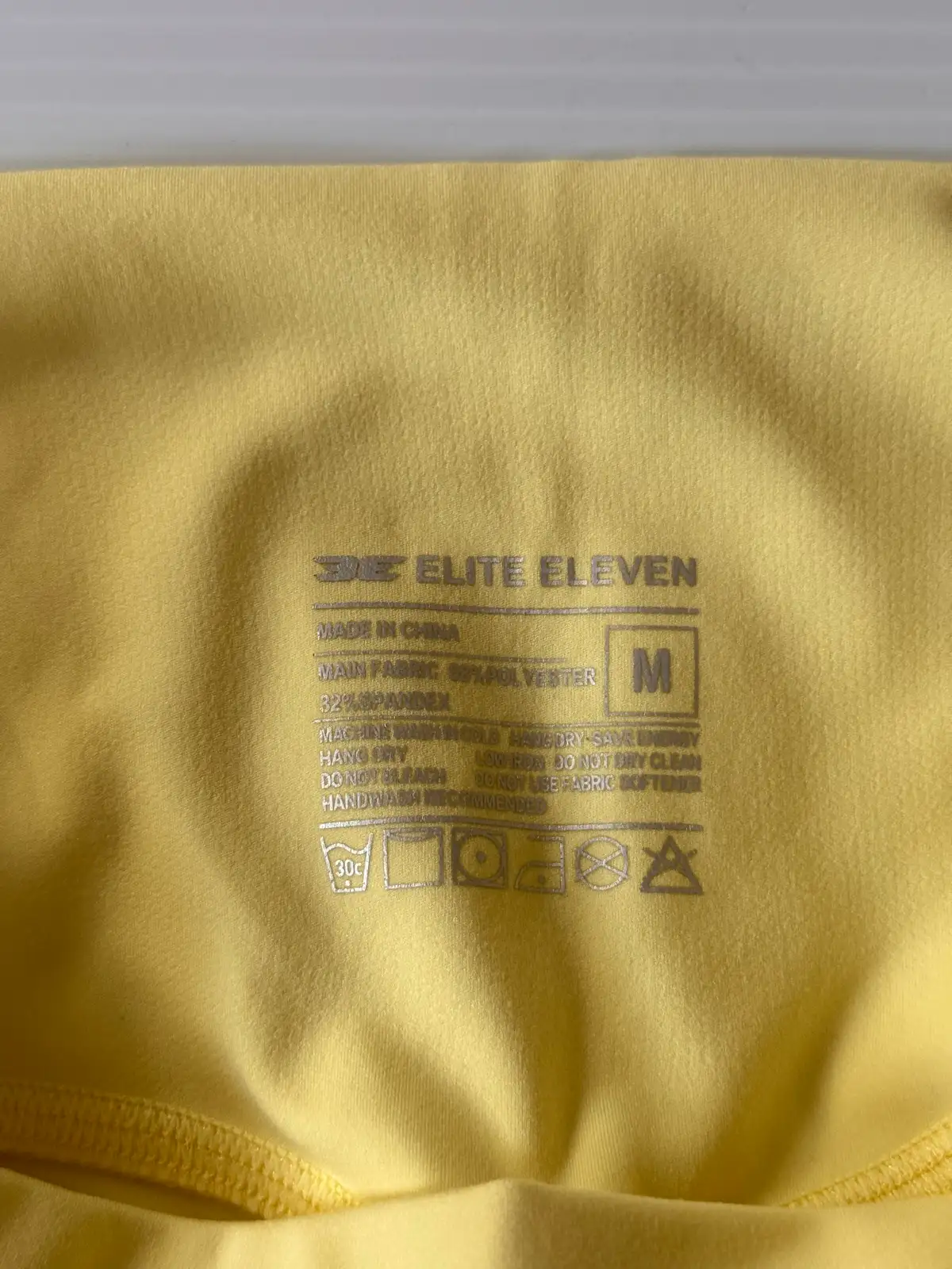 Elite Eleven Yellow High Waisted Scrunch Bum Gym Leggings Size M BNWOT – photo 4