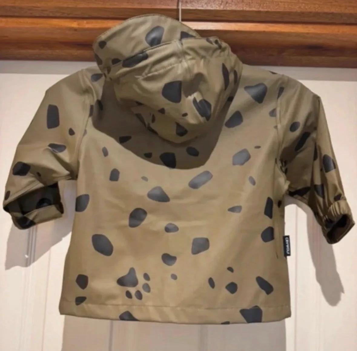 Crywolf Kids Rain Jacket Khaki Spot – Size 1YR – BNWT – photo 4