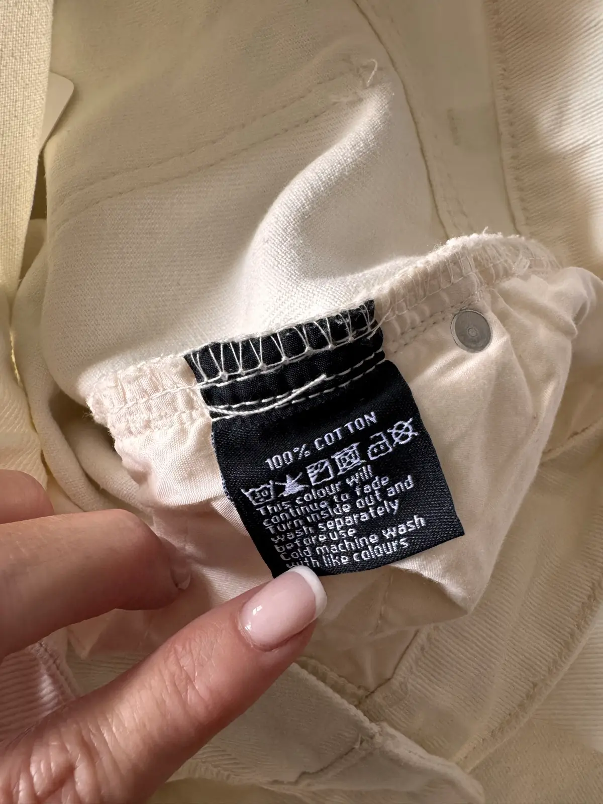 All About Eve Charlie High Rise Wide Leg Jeans Vintage White Size 12 BNWT – photo 3