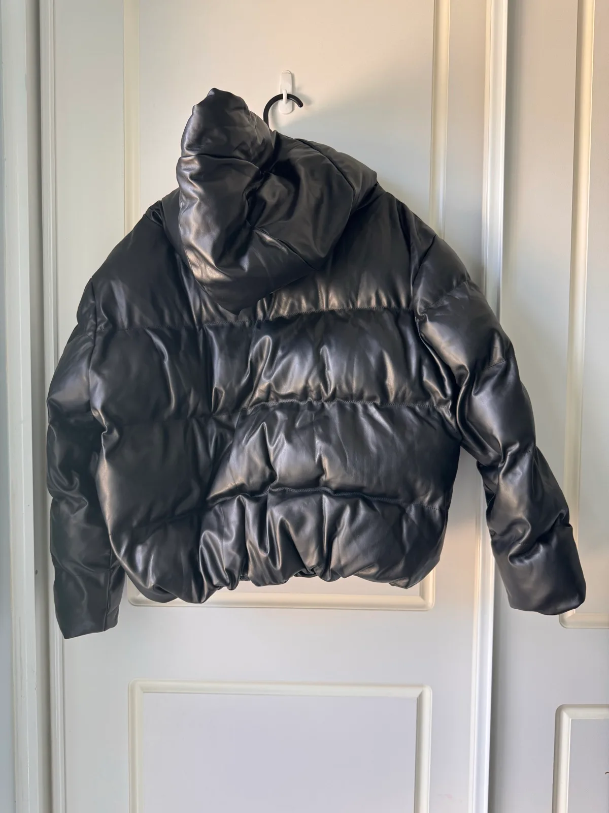 By Dyln Austin Faux Leather Bomber Jacket – XS – photo 4