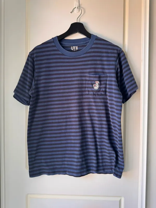 Uniqlo UT x Cétzér Striped Pocket T-Shirt – Men's M