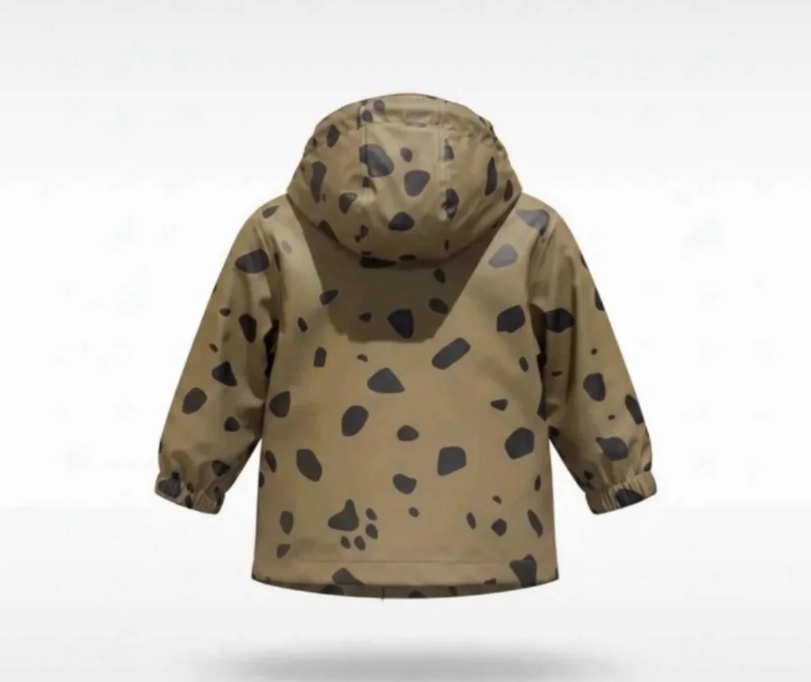 Crywolf Kids Rain Jacket Khaki Spot – Size 1YR – BNWT – photo 2