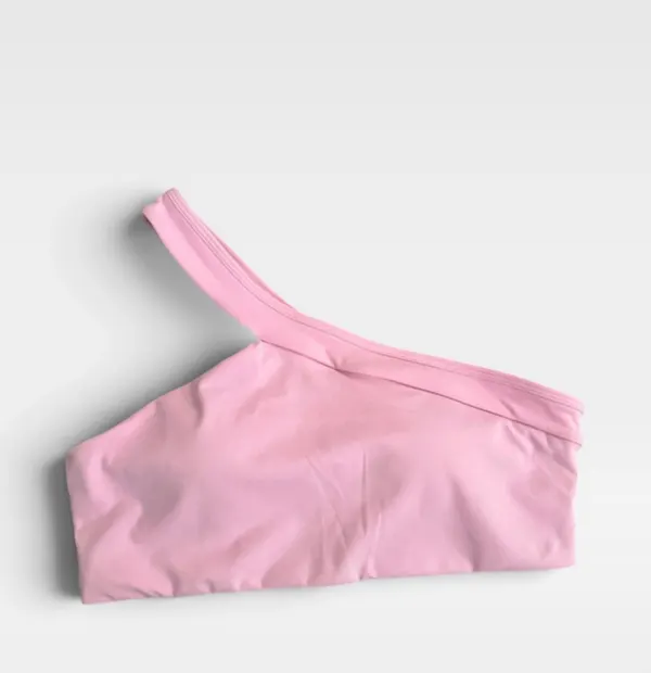 Elite Eleven Women’s One Shoulder Sports Bra Pink Size XL NWOT