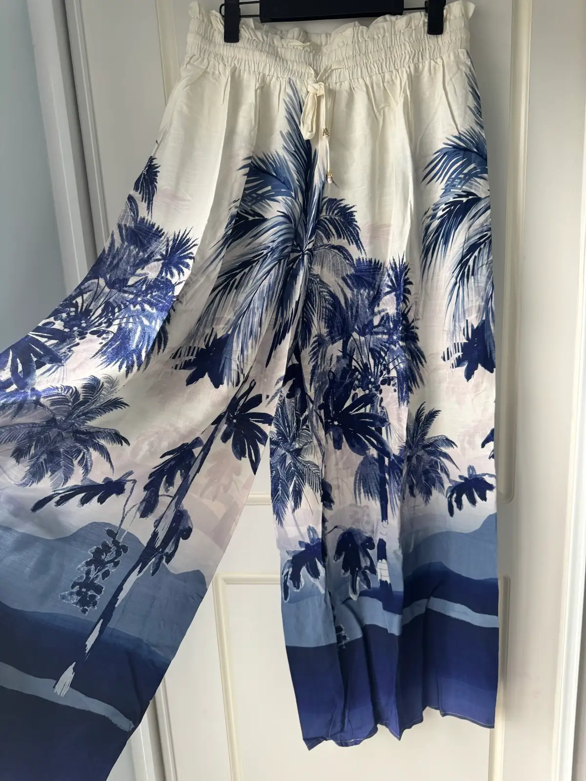 Label of Love indigo island wide leg pants size M BNWT – photo 2