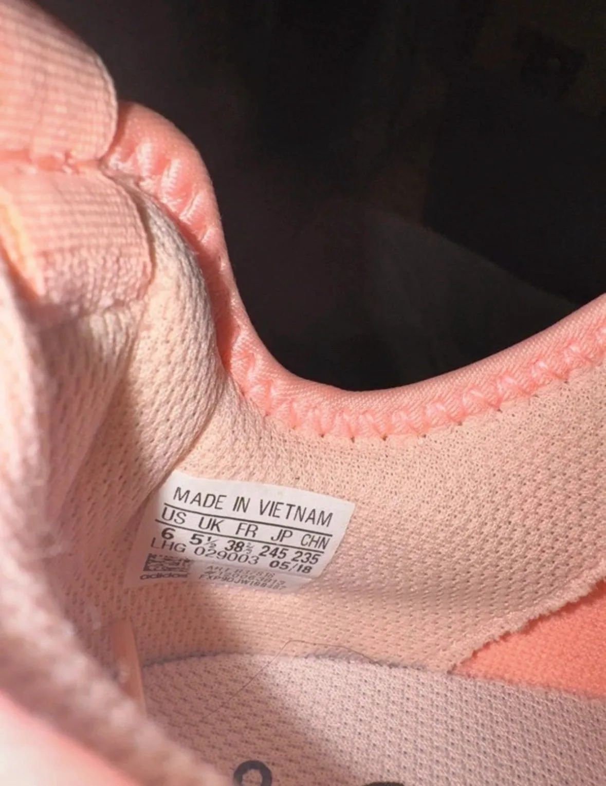 Adidas Originals Peach Pink Sneakers Trainers – Size US 6 / EU 38⅔ – photo 5