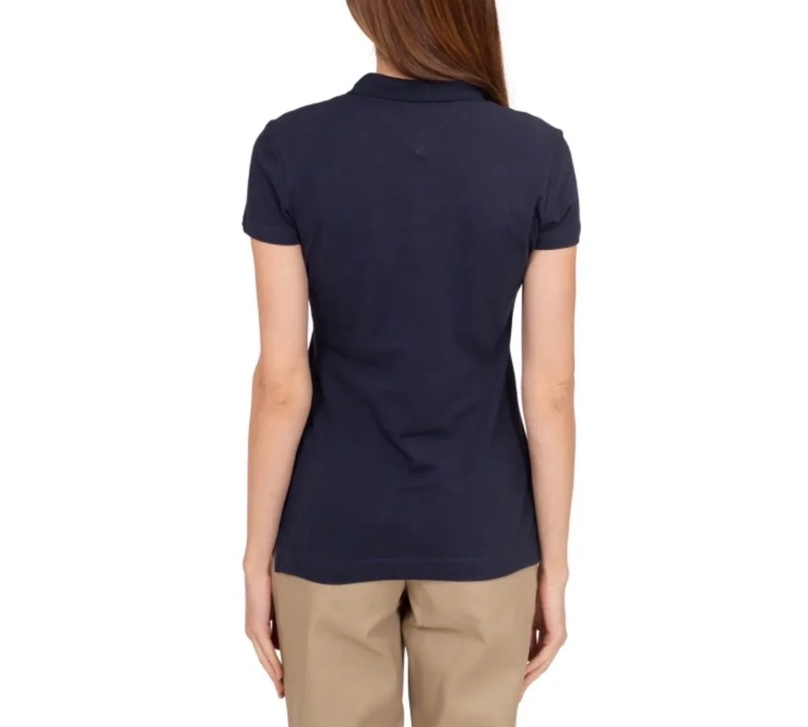 Tommy Hilfiger Womens XXL Navy Heritage Slim Fit Polo Shirt BNWT Fits 12-14 – photo 2