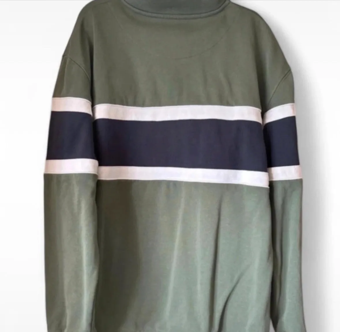 ORTC Clothing Co. Triple Panel Quarter Zip – Navy & Olive – XXL – photo 3