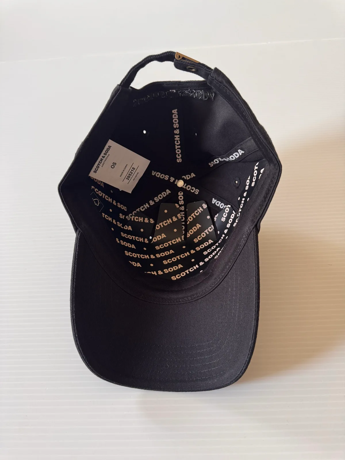 Scotch & Soda Black LA Embroidered Baseball Cap Adjustable BNWT – photo 6