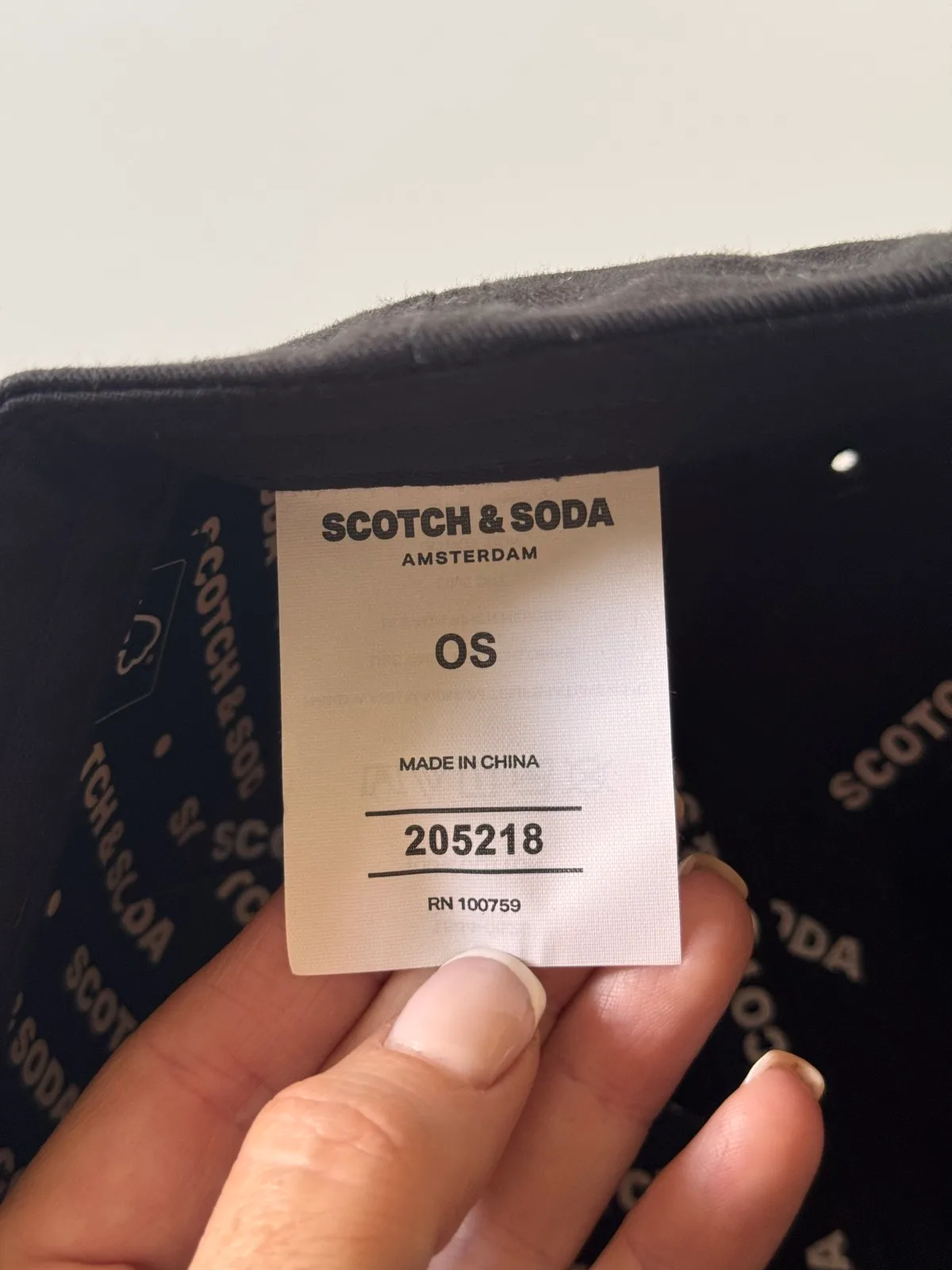 Scotch & Soda Black LA Embroidered Baseball Cap Adjustable BNWT – photo 5