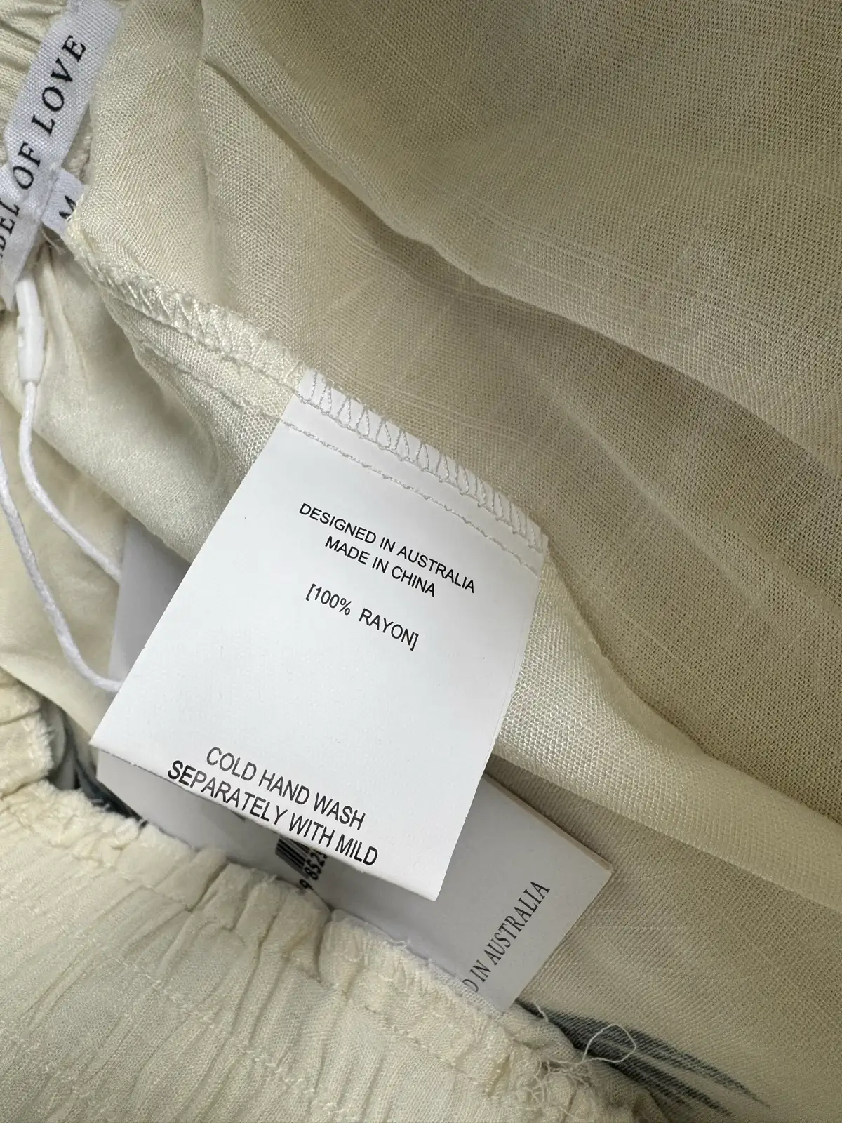 Label of Love indigo island wide leg pants size M BNWT – photo 6