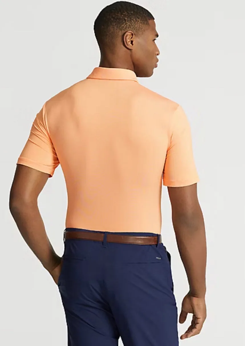 RLX Ralph Lauren Mens XL Orange Striped Golf Polo Shirt Classic Fit BNWT – photo 2