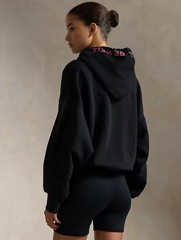Polo Ralph Lauren Pink Pony Fleece Hoodie Black Pink XXS BNWT RRP $259 – photo 2