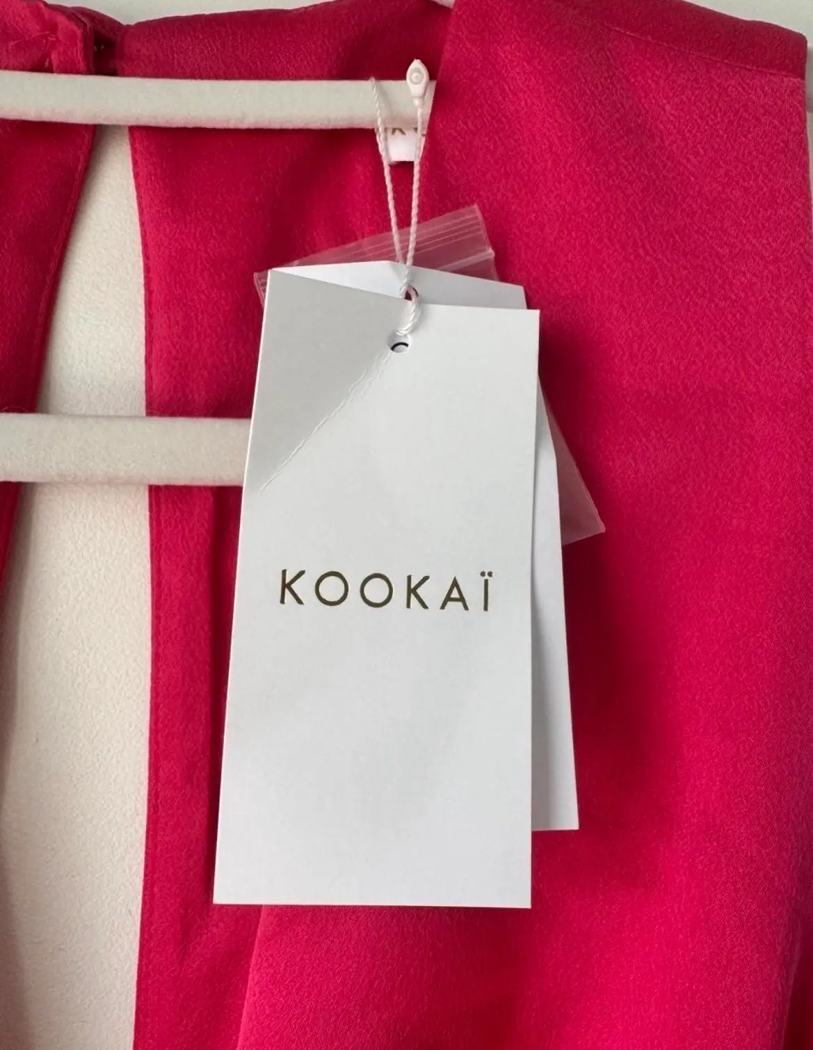 Kookai Palermo plunge maxi dress hot pink size 34 bnwt – photo 5