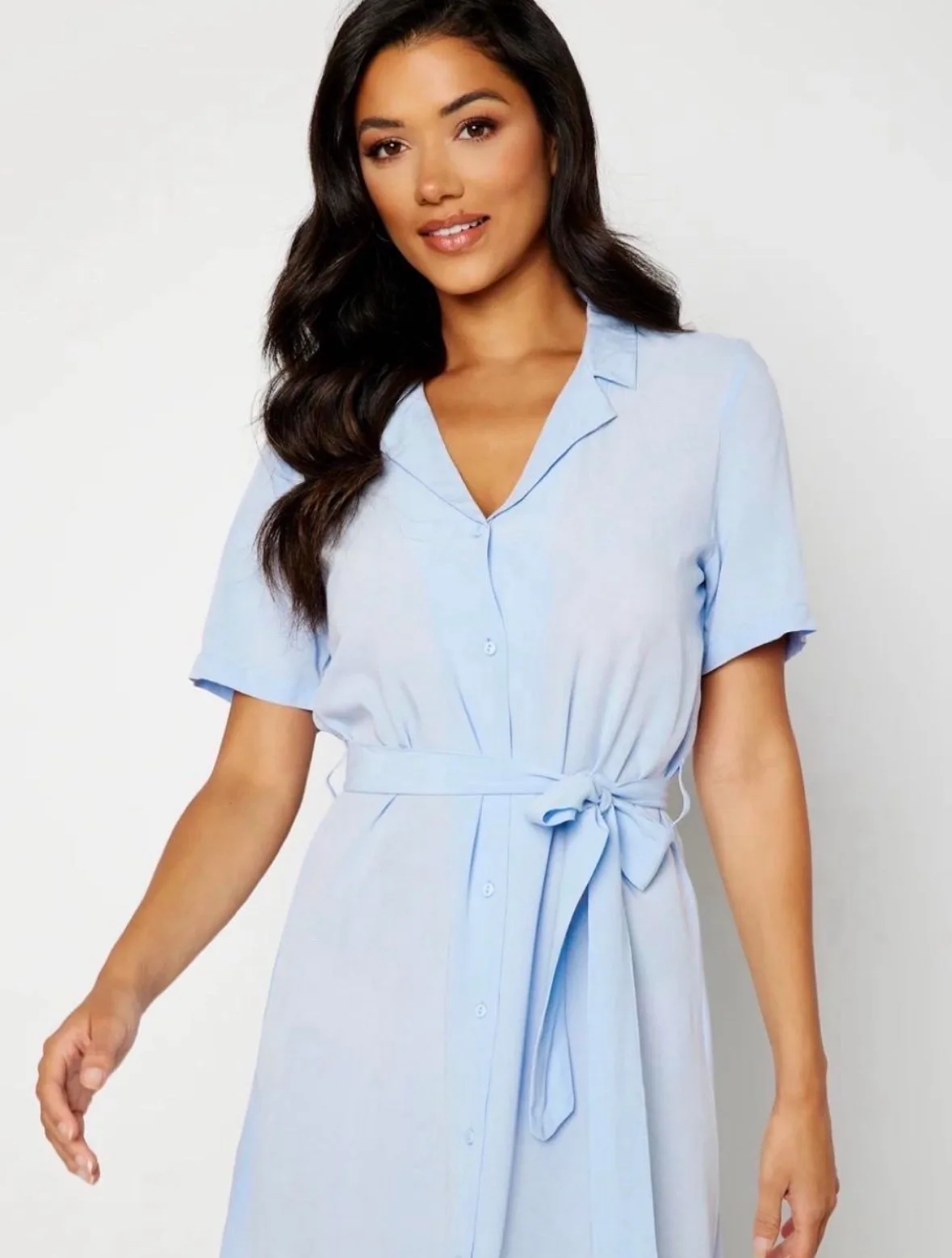 Pieces Olivia SS Dress in Kentucky Blue, size L. – photo 3
