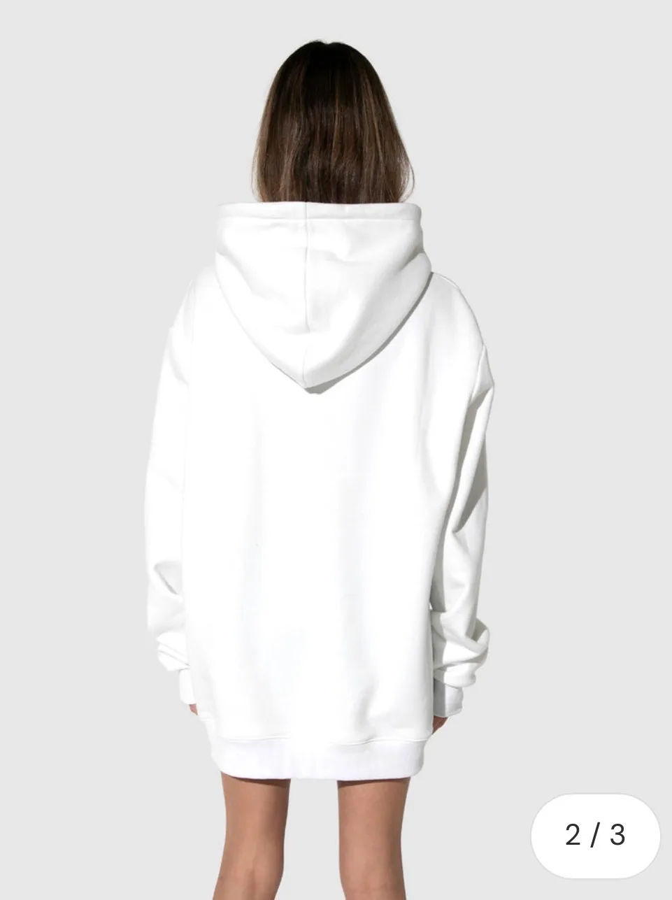 BY.DYLN Emerson hoodie white purple print size M BNWT – photo 2