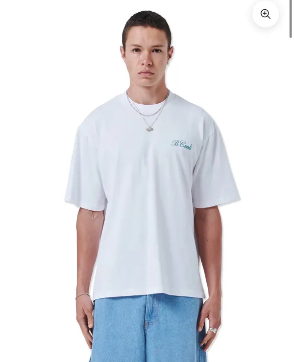 Barney Cools Swan Tee – White – Size M – BNWOT