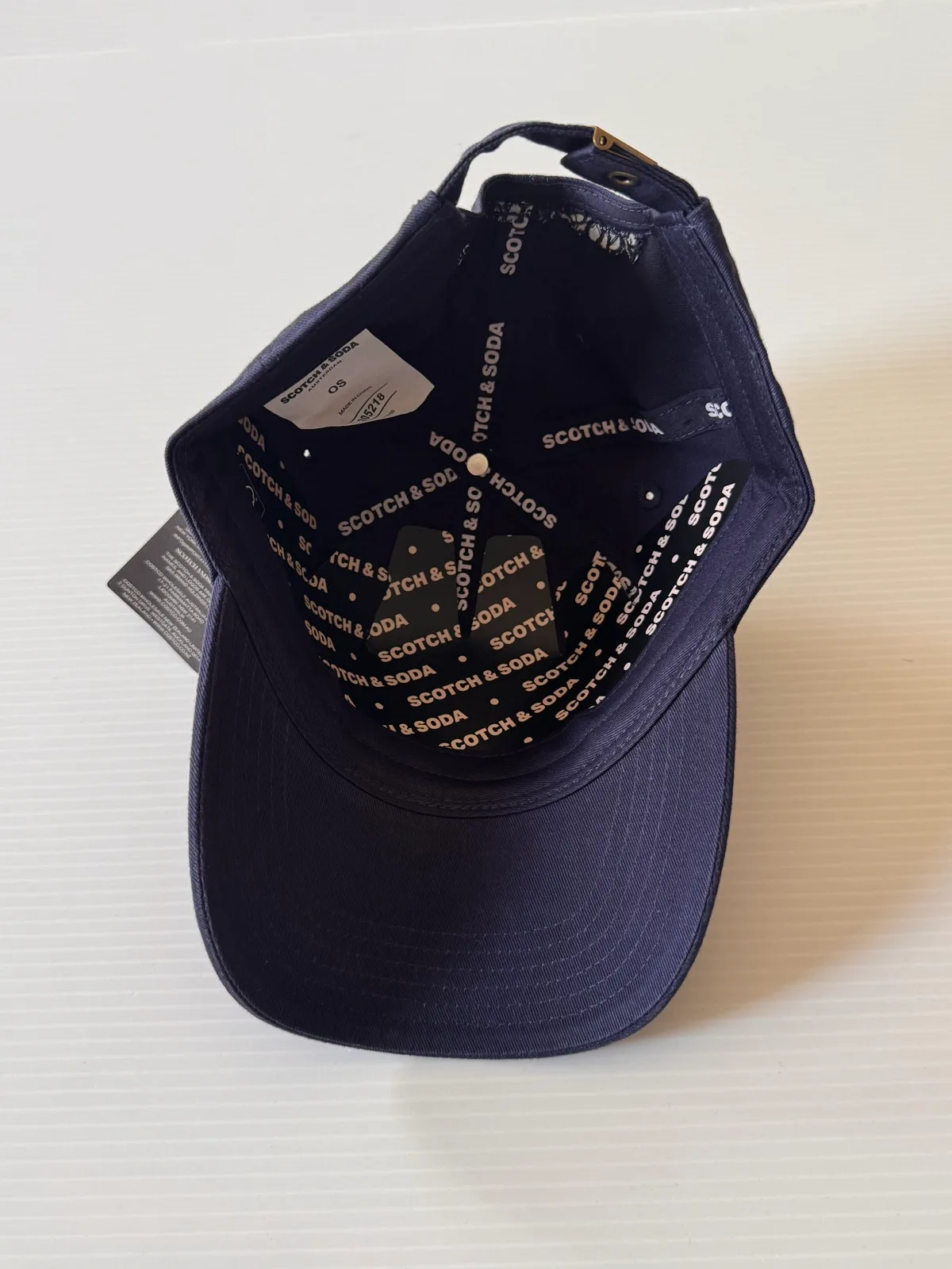 Scotch & Soda Navy NY Embroidered Baseball Cap Adjustable BNWT – photo 5