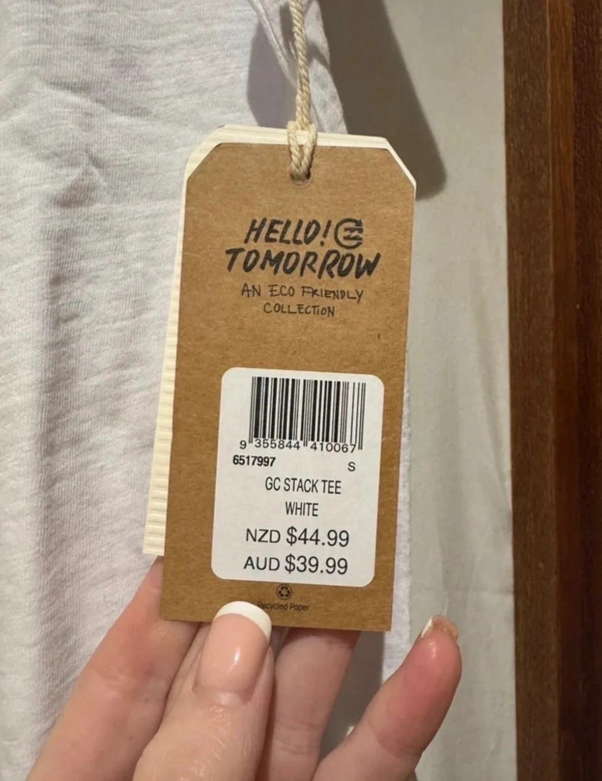 Billabong Gold Coast Corona Graphic Tee White – Size S – NWT – photo 2