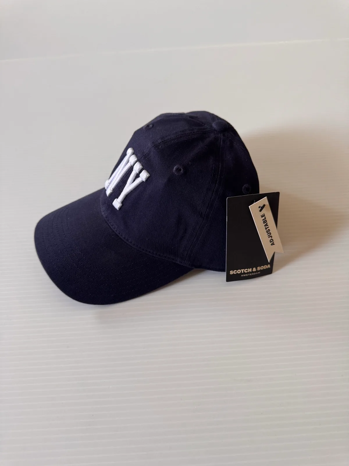 Scotch & Soda Navy NY Embroidered Baseball Cap Adjustable BNWT – photo 2