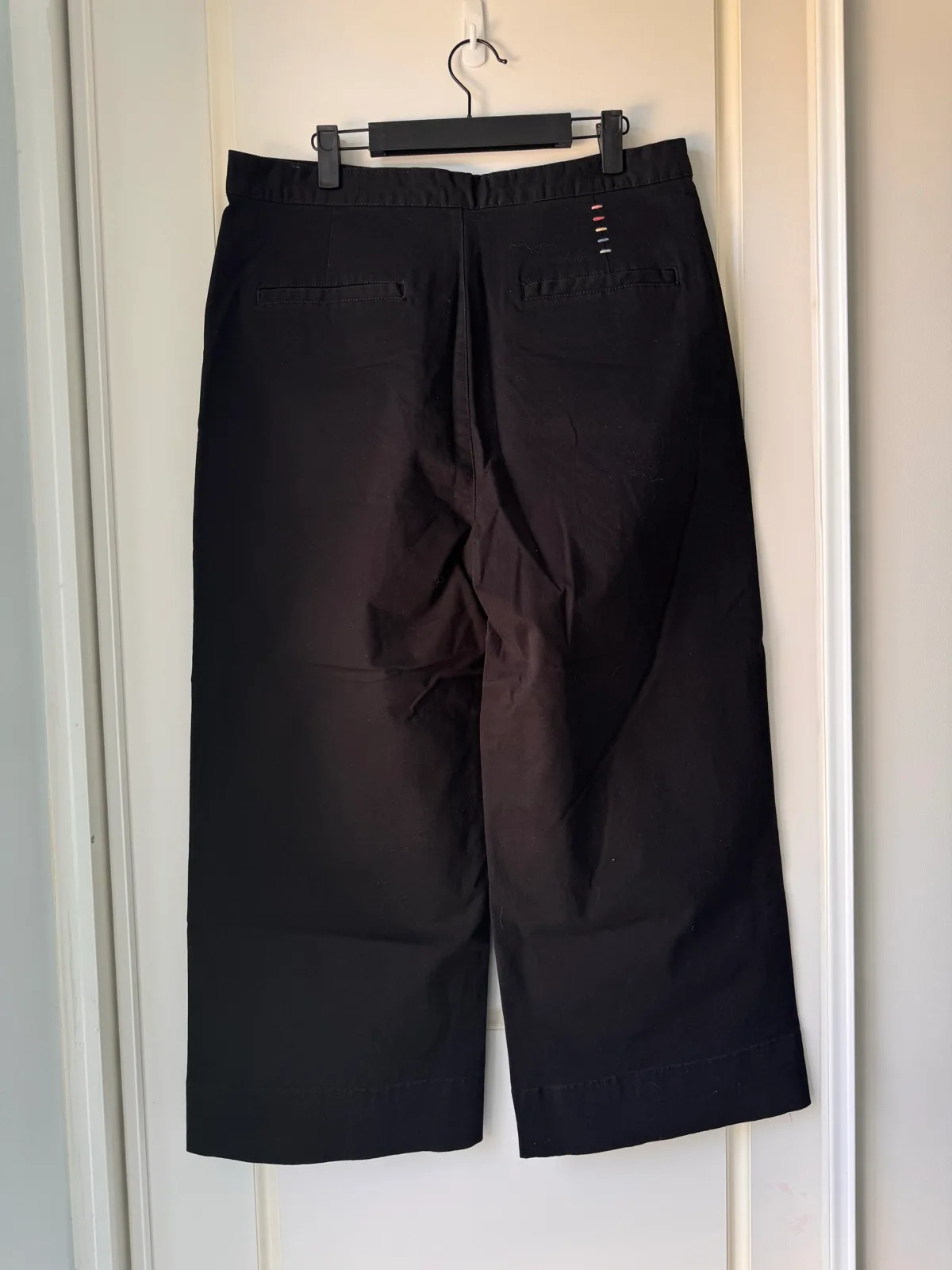 Cools Club High Rise Relax Pants Black Size 12 BNWT Wide Leg – photo 2