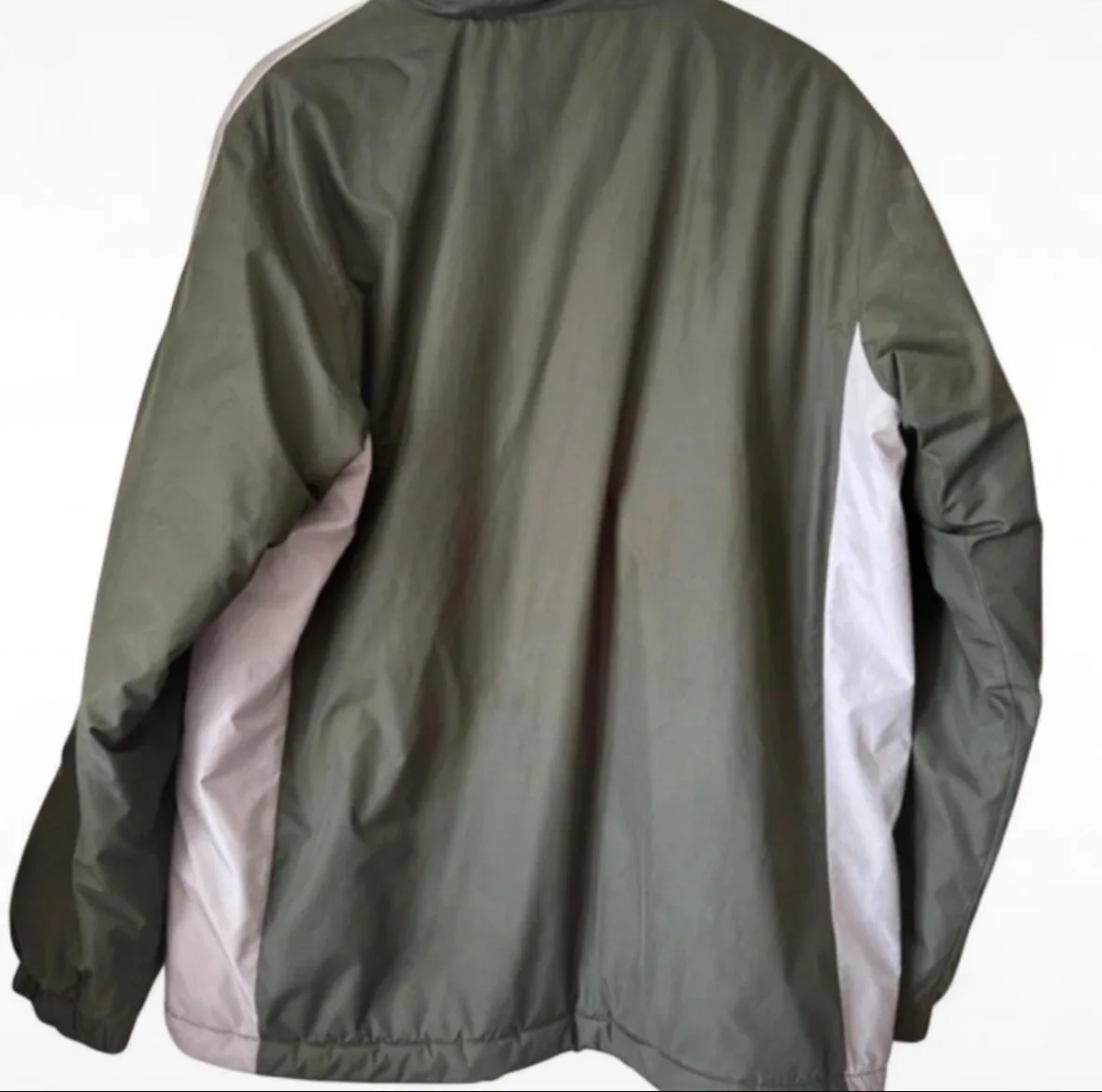 Vintage Y2K Nike Padded Colour Block Jacket – Khaki/Grey – L – photo 5