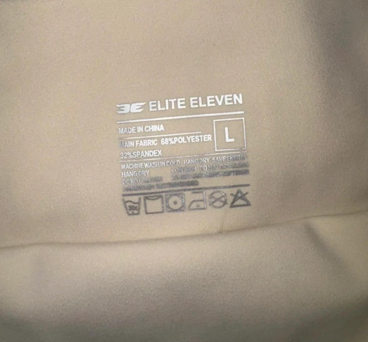 Elite Eleven High Waisted Active Shorts – Nude/Beige – Size L – photo 3