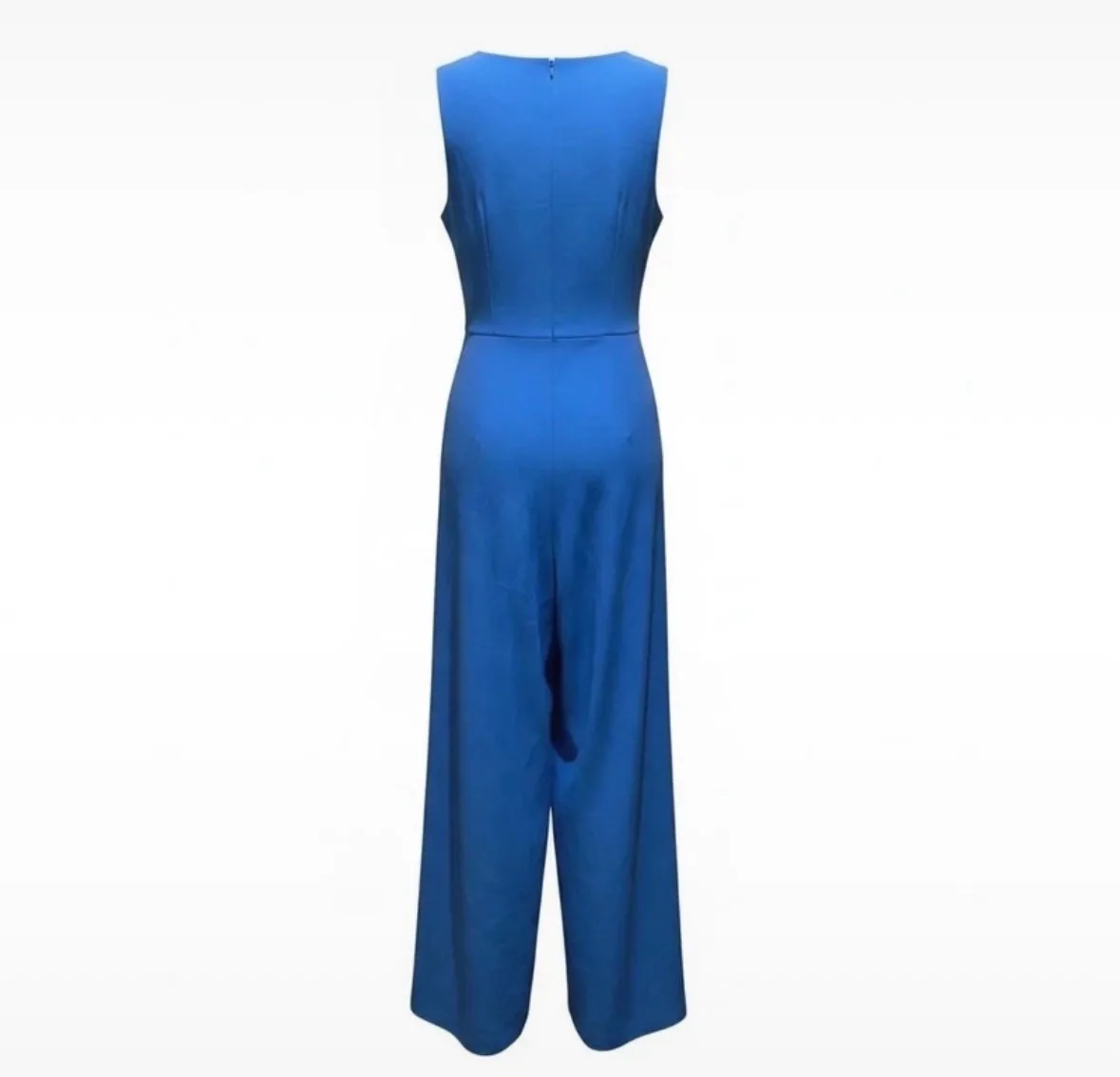 CALLI Cobalt Blue Wide Leg Ruched Jumpsuit – NWOT - Size 10 – photo 2