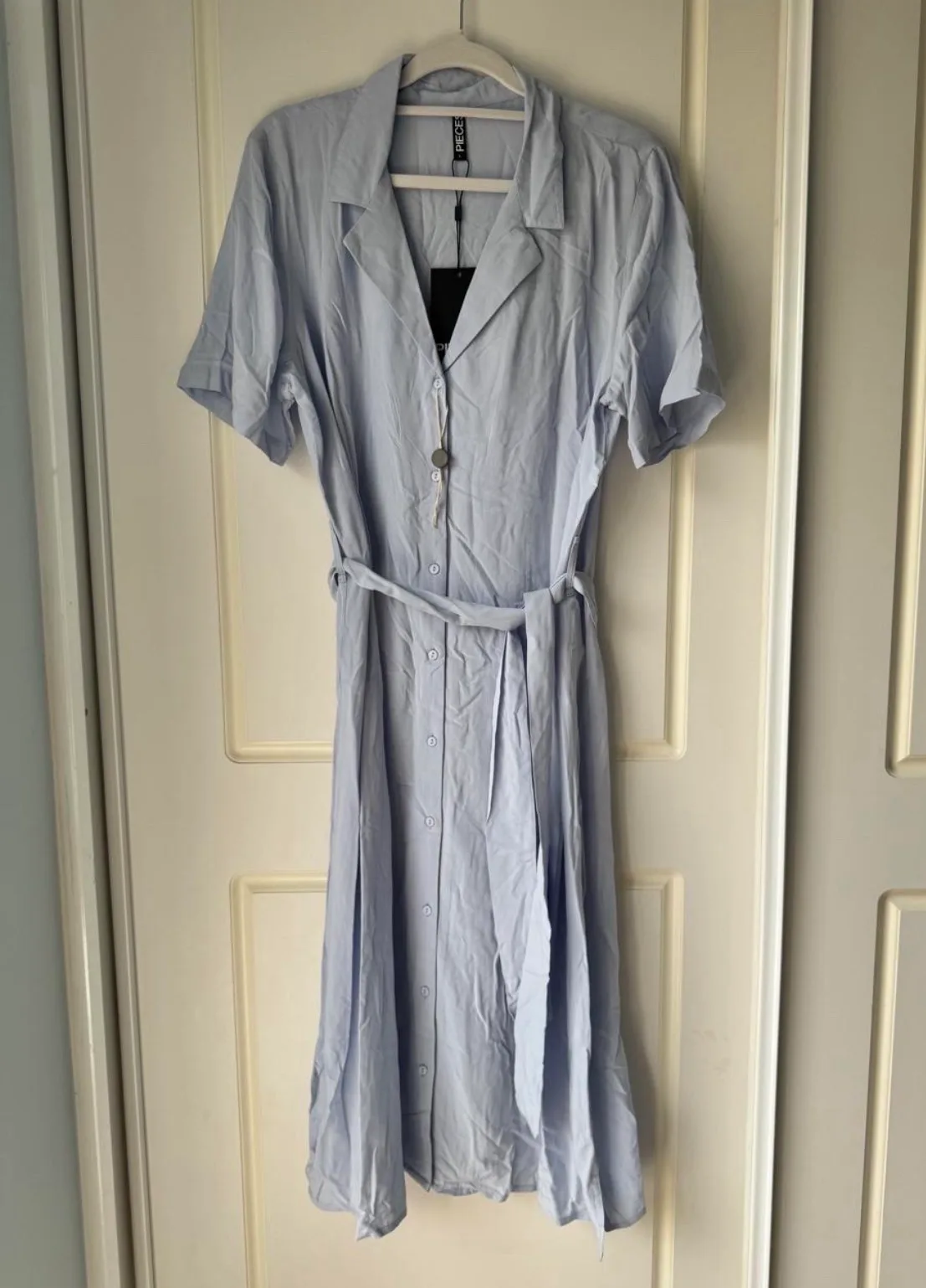 Pieces Olivia SS Dress in Kentucky Blue, size L. – photo 4