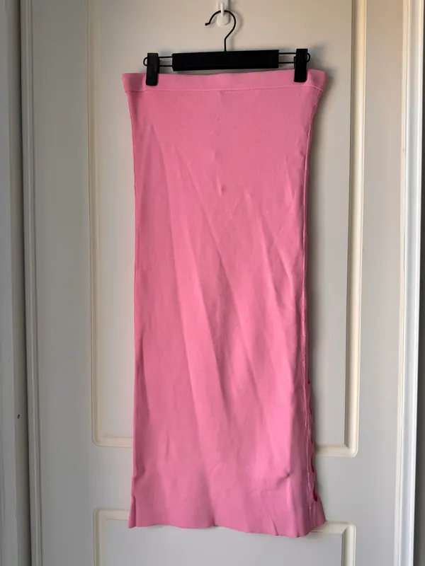Dazie On Track Pink Knit Midi Skirt Size 10 BNWT