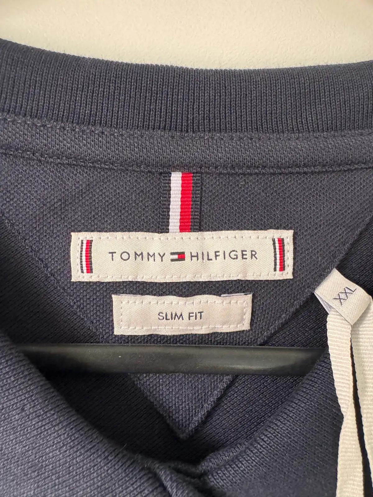 Tommy Hilfiger Womens XXL Navy Heritage Slim Fit Polo Shirt BNWT Fits 12-14 – photo 5