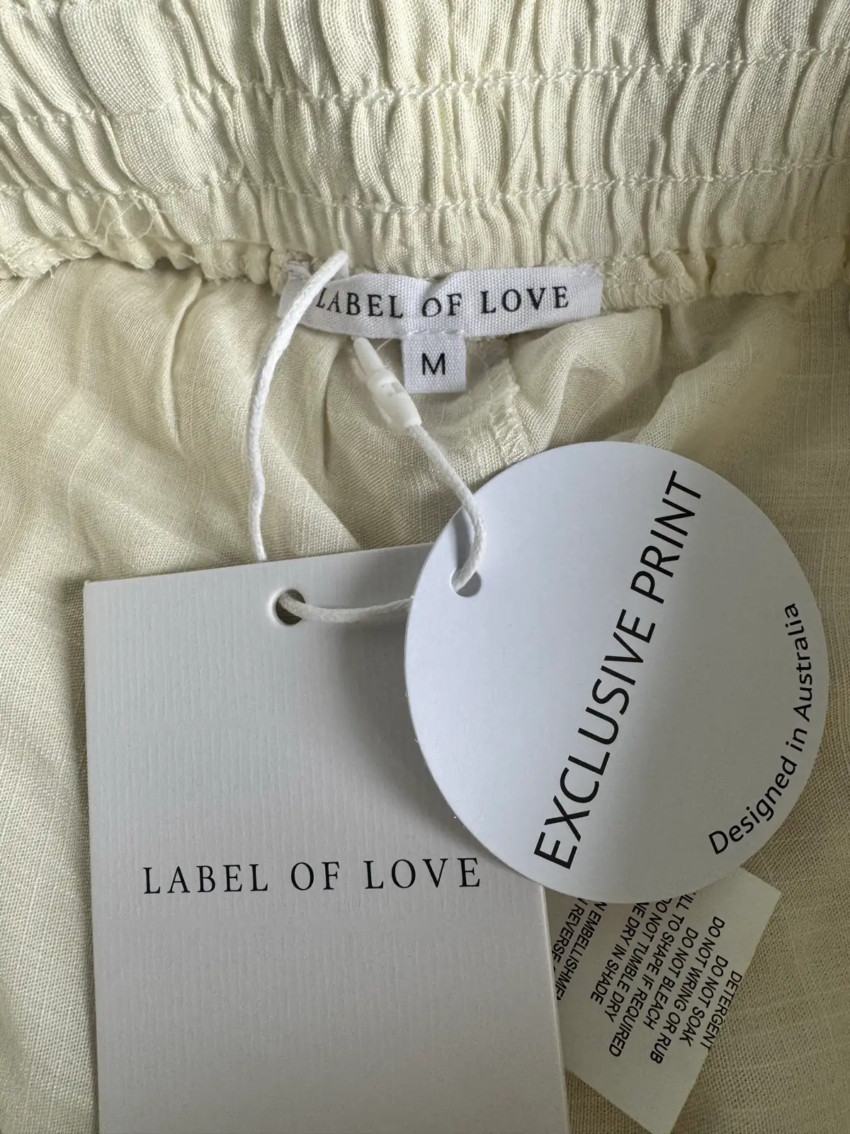 Label of Love indigo island wide leg pants size M BNWT – photo 7