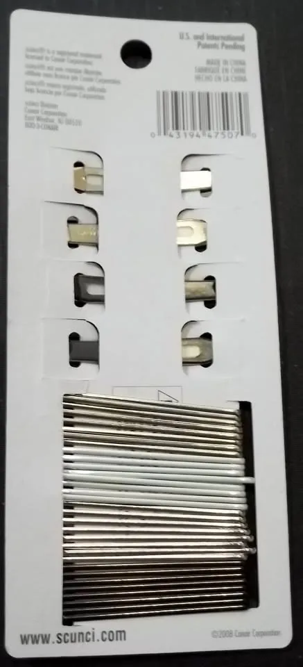 Scunci No Slip Grip 4 Snap Clips & 32 Bobby Pins All Day Hold Brand NEW — photo 2