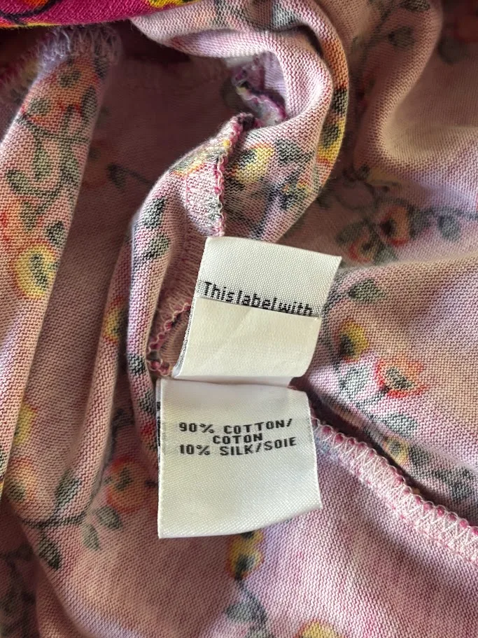 Diane Von Furstenberg New Julian Two Cotton Silk floral Wrap Dress size 14 — photo 4