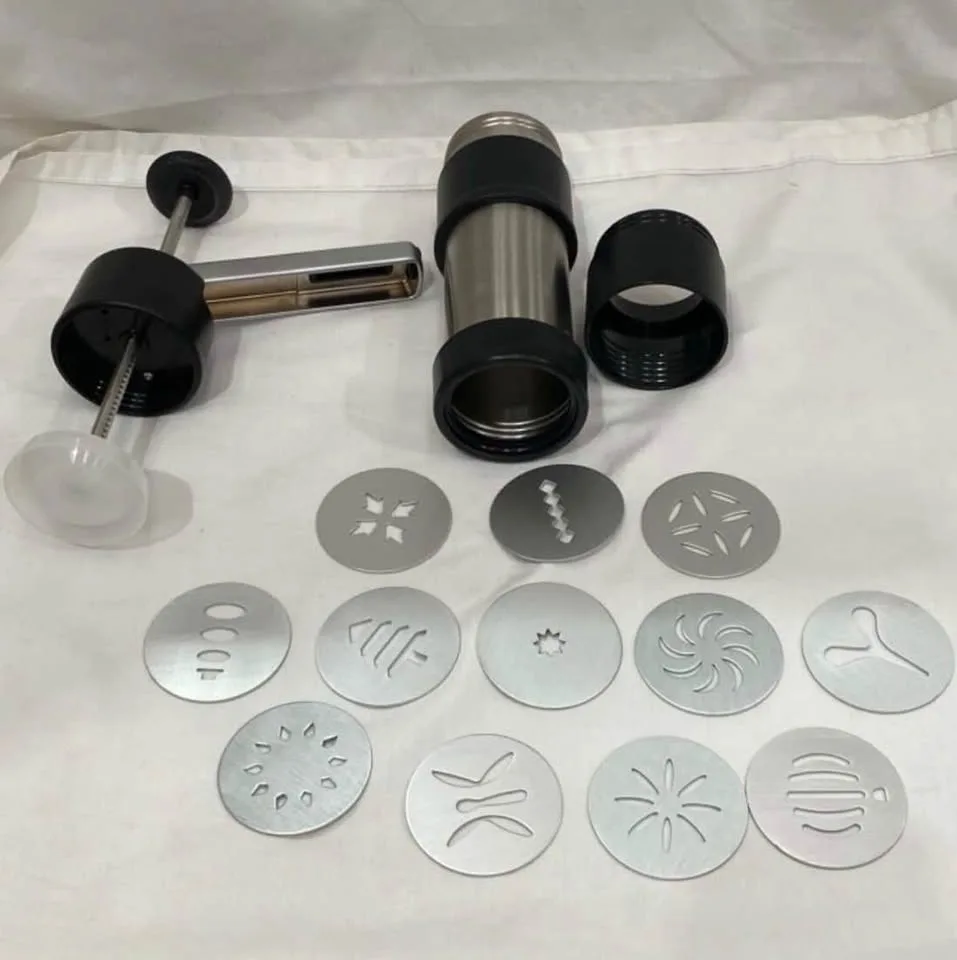 KITCHENAID Manual Cookie Press Stainless Steel Baking Cooking Biscuit Tool Cake — photo 2