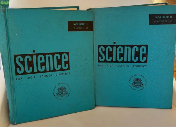 1964 First Edition Harry Messel Science ‘Blue Books’ – Volumes I & II