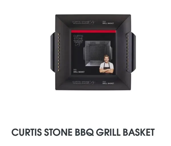 Curtis Stone BBQ Grill Basket 30x30 cm NEW